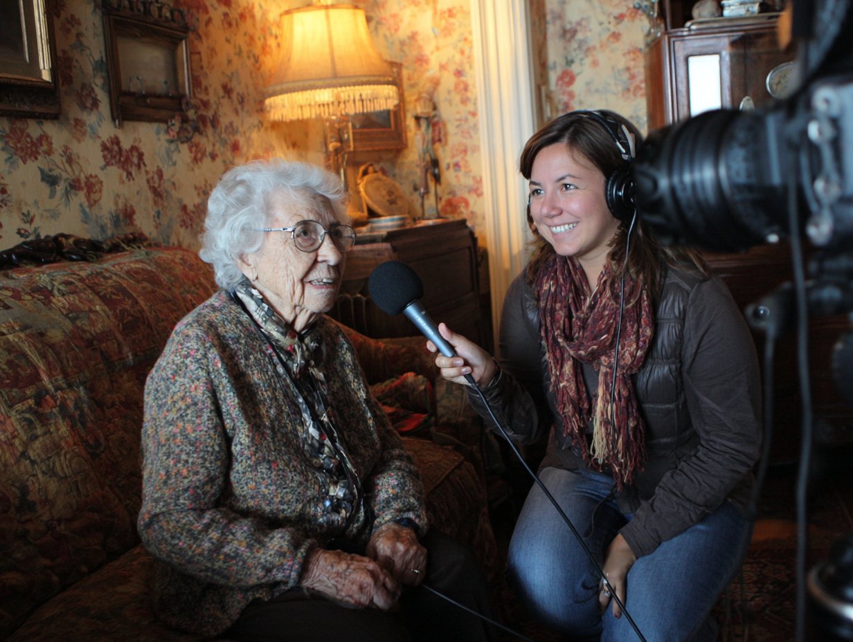 Recording an oral history interview