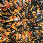 Gerard's paella at the St. Helena Historical Society's Dinner in the Museum